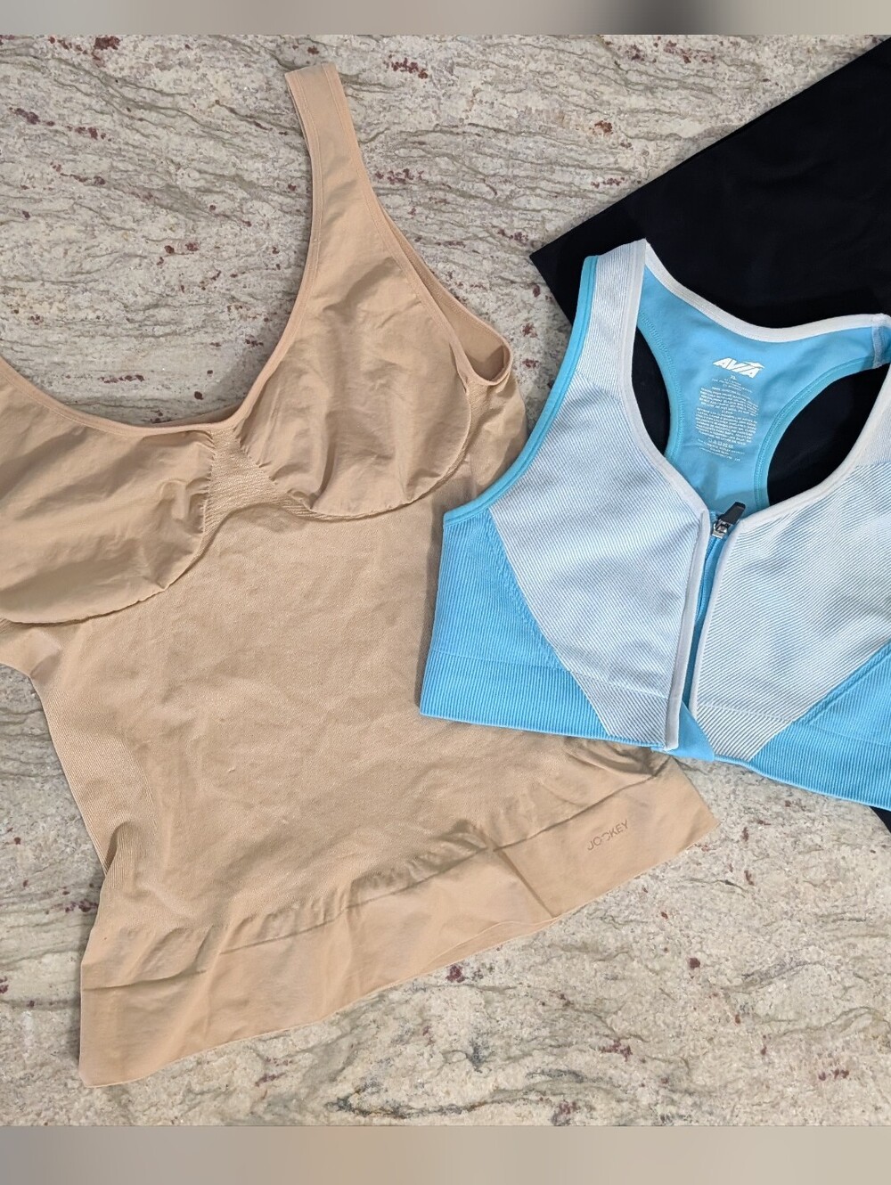 Lot Of 3 Shapewear Support Various Brand & Color XL - XXL Jockey, Avia & Amazon